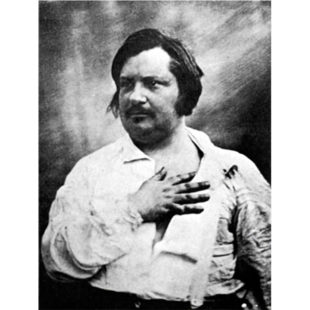 portrait de l'écrivain Honoré de Balzac