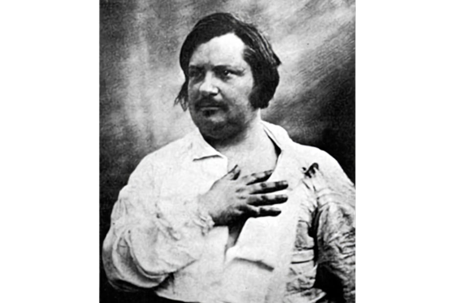 portrait de l'écrivain Honoré de Balzac