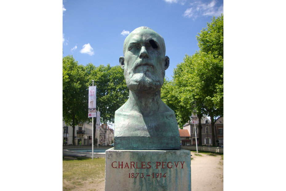 Buste sculpté de Charles Péguy