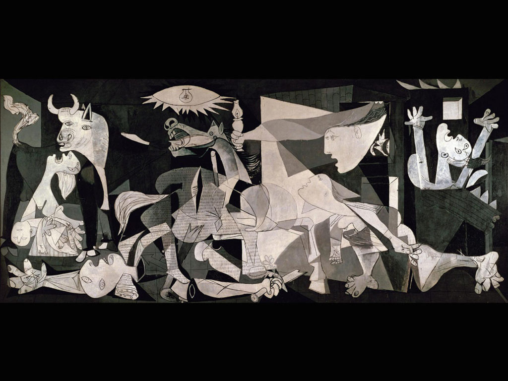 Tableau Guernica de Picasso en 1937