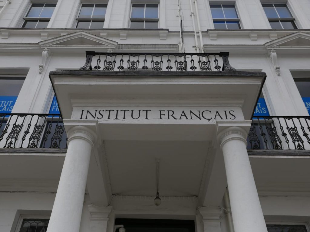 Façade de l'Institut Français à Londre