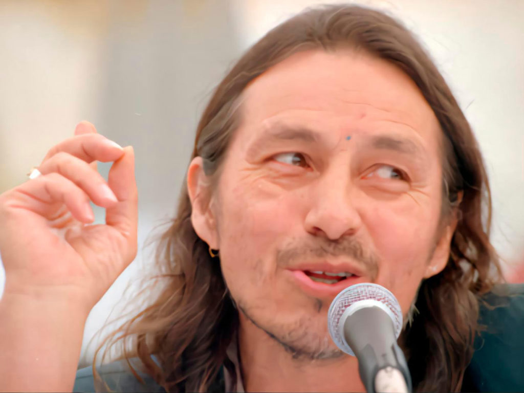 Photo portrait de John Trudell