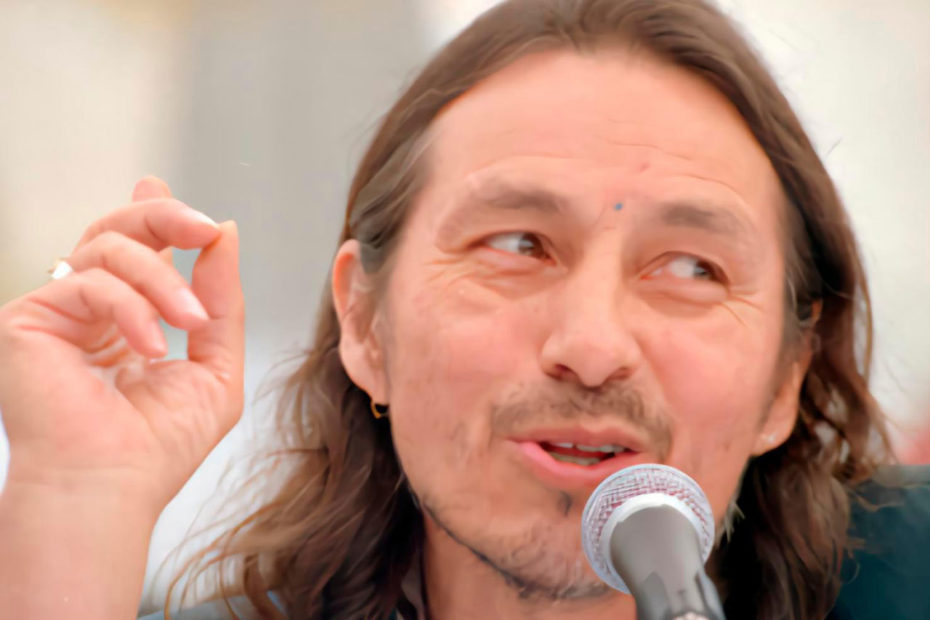 Photo portrait de John Trudell