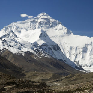 Haut sommet de la montagne Everest