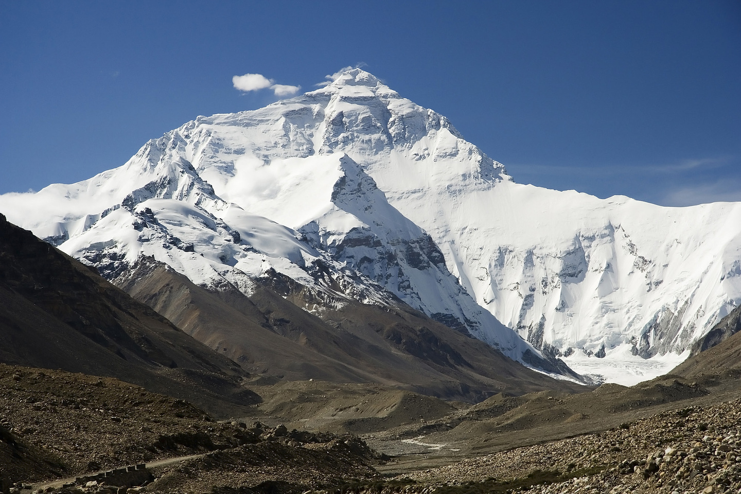 Haut sommet de la montagne Everest