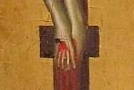 Détail des pieds du Christ