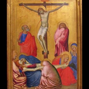 Tableau Crucifixion Barna da Siena