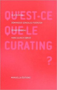 Couverture de Qu'est-ce que le curating ?