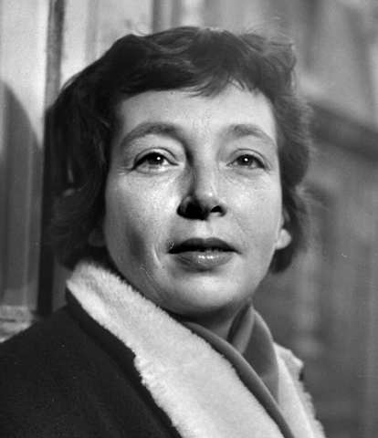 Portrait photographique de Margerite Duras en 1955