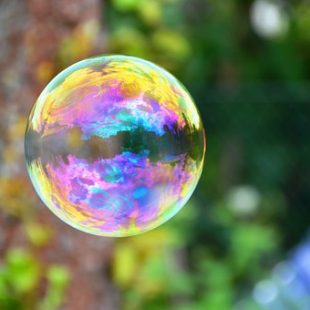 Photographie de bulle de savon