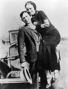 Bonnie and Clyde en 1933.