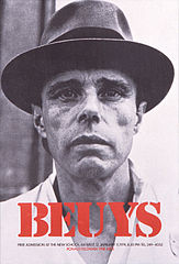 affiche portrait de Beuys 1974