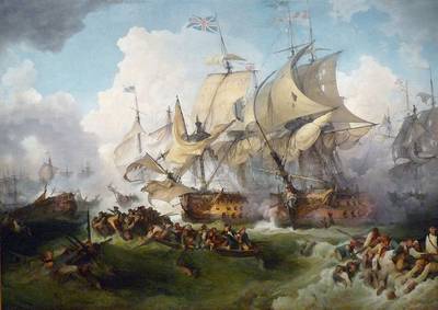 La Victoire de Lord Howe, tableau