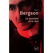 couverture du livre de Bergson Le possible et le néant