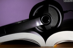 Livre et casque