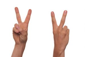deux mains qui signent