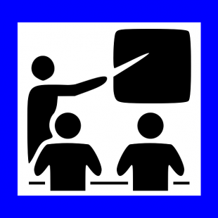 pictogramme représentant un prof et des élèves