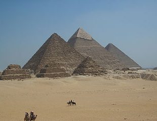 Photographies des pyramides de Gizeh