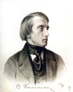 gravure portrait de Belinsky 1843
