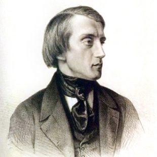 gravure portrait de Belinsky 1843