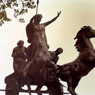 char de Boudicca, pont de Westminster