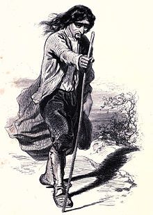 gravure du Juif errant par Gavarni