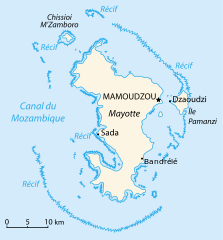 Carte de Mayotte