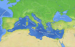 carte de la Mediterranée