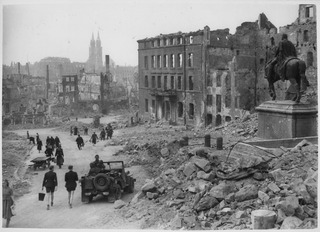 Photo de Nuremberg en ruine, 1945