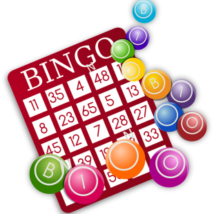 pictogramme représentant une carte de Bingo et des jetons