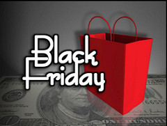 pictogramme sac et étiquette Black friday