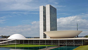 Batiment du Congrès à Brasilia