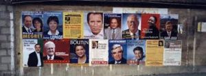 affiches de la campagne présidentielle 2002 1er tour