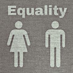 logo Egalité avec symboles homme et femme