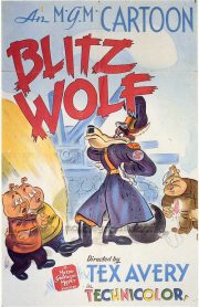 Nazi cartoons affiche de Blitz Wolf de Tex Avery