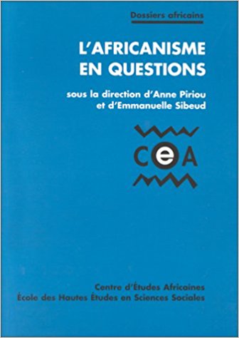 Couverture du livre L'Africanisme en question