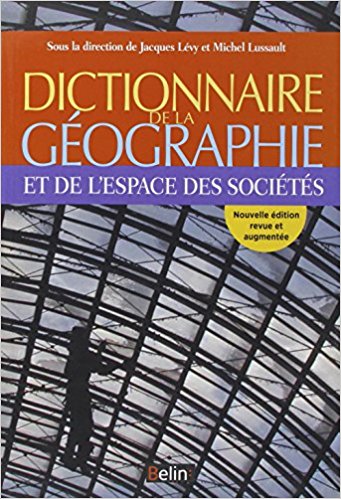couverture du livre Dictionnaire de la géographie et de l'espace...