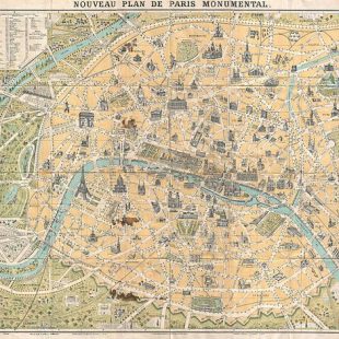 Plan de Paris fin 19e
