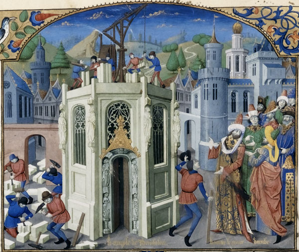 Reconstruction du Temple de Jérusalem, William of Tyre, Histoire d'Outremer
