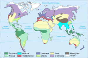 carte du monde simplifiée