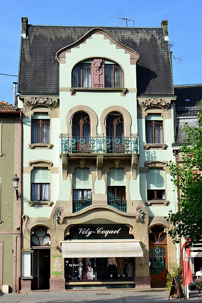 Maison de style "art nouveau" à Guebwiller,