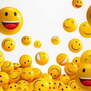 Emoticones au large sourire