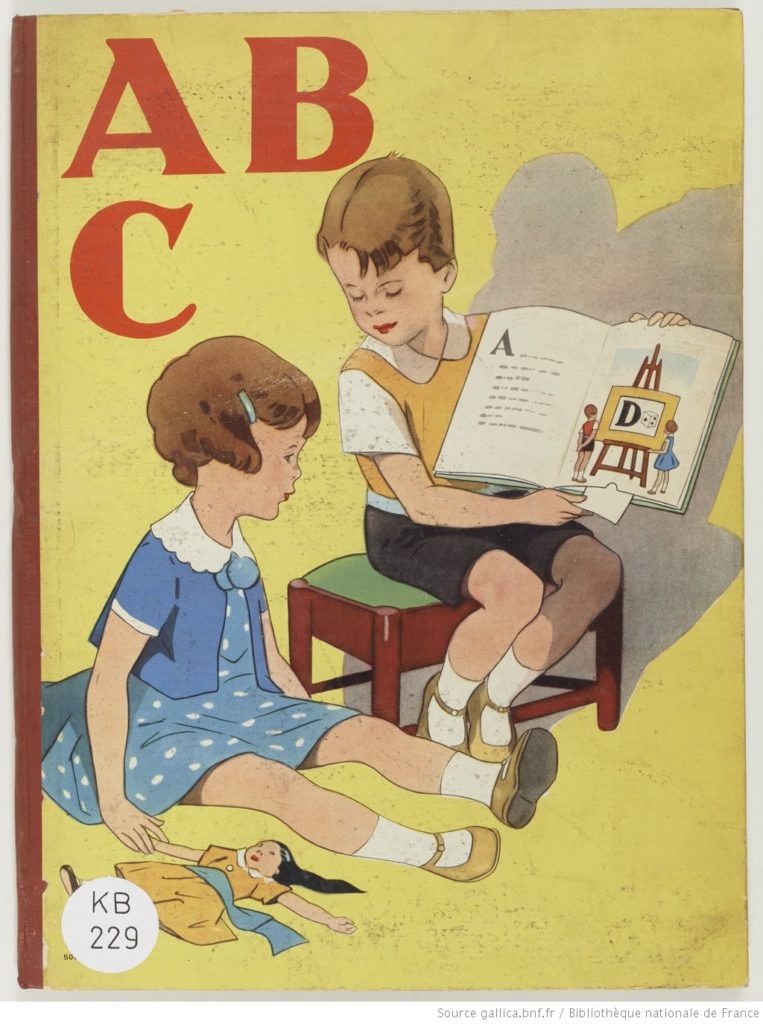 A. B. C. deux enfants studieux