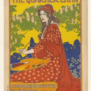 Affiche : The Quartier latin : a magazine devoted to the arts : [affiche] / Rhead, Louis, Illustrateur