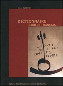 Couverture du livre "Dictionnaire berbère-français" de Azdoud