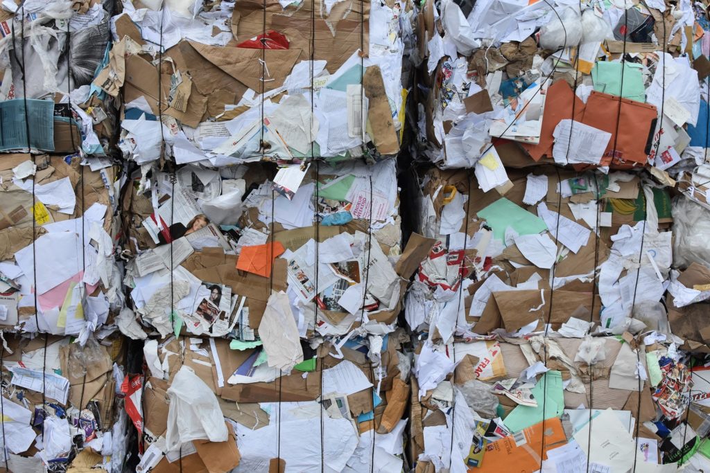 Ballots de papier recyclé
