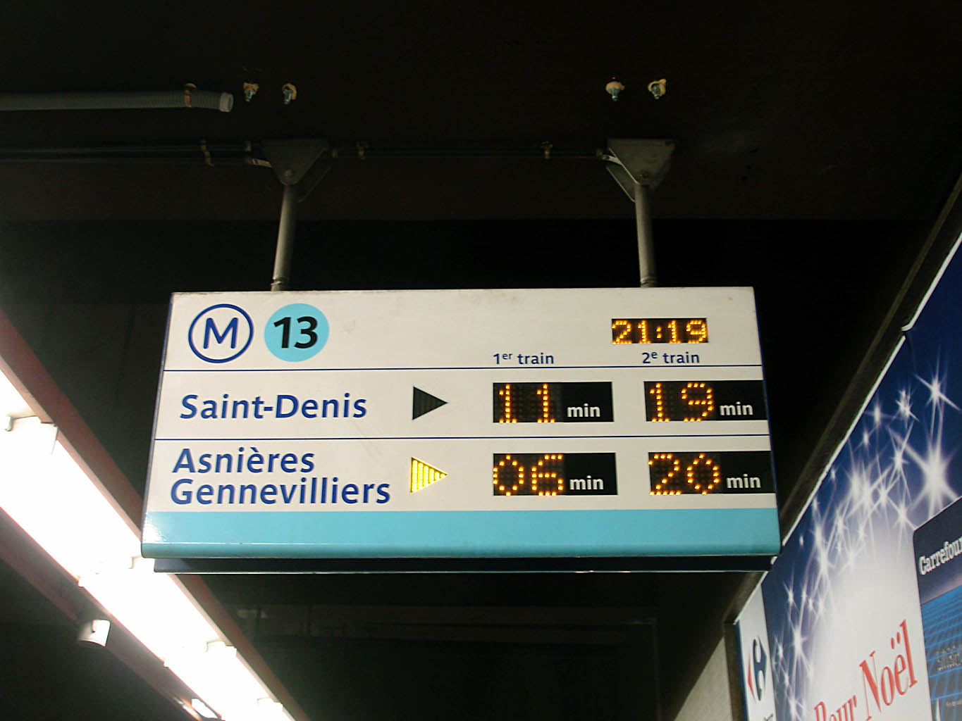 Metro Stade De France Ligne 13 Laquelle des deux branches nord de la ligne 13 du métro parisien est la