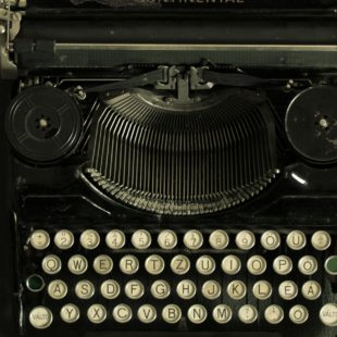 machine à écrire vintage