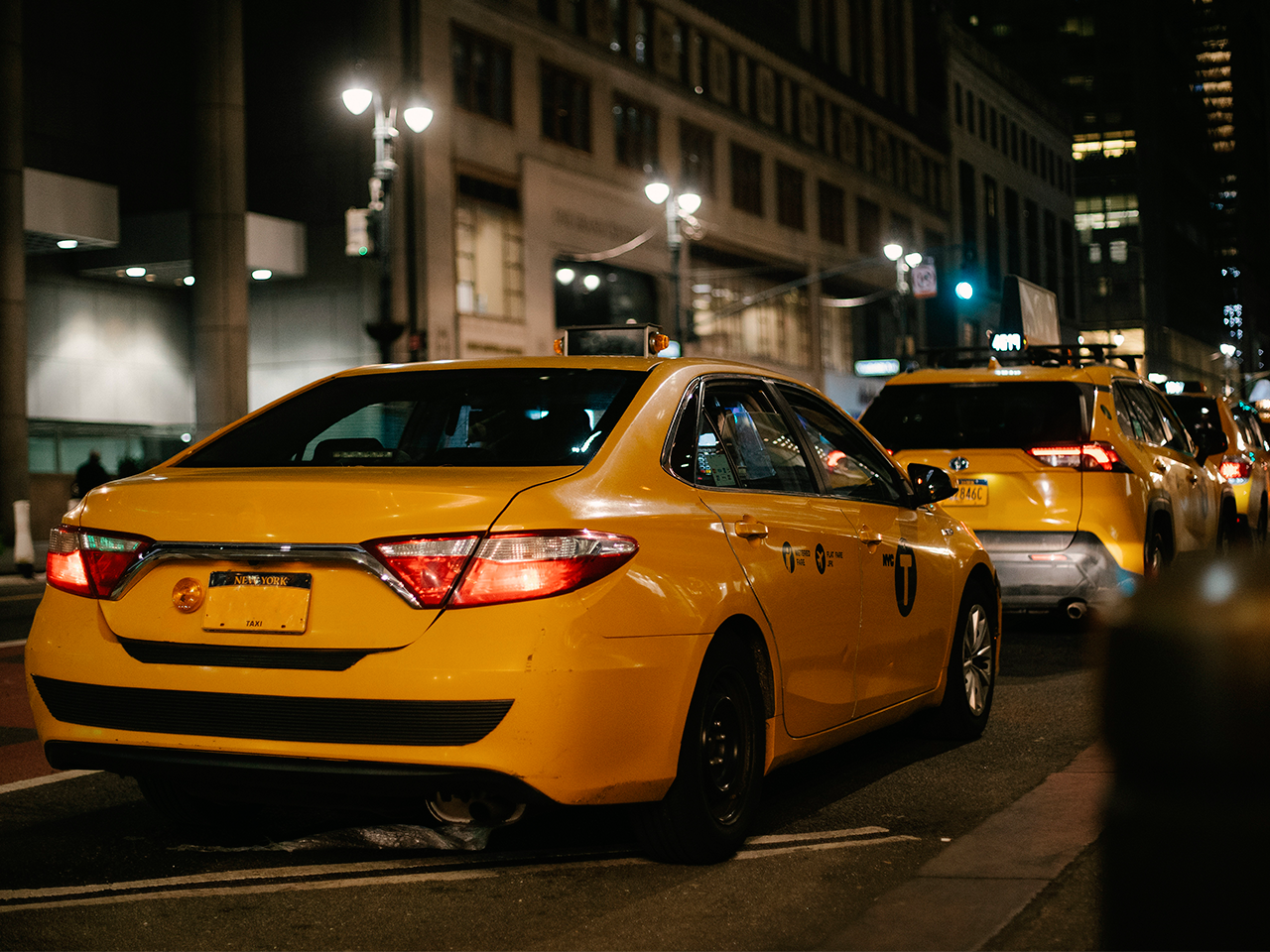 Taxis jaunes à New-York