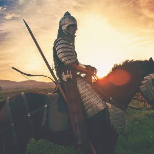 Chevalier sur son cheval